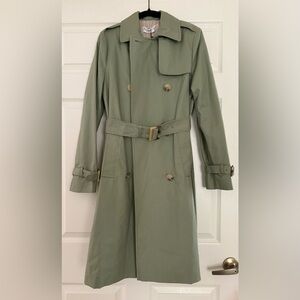 Mango Sage Green Trench Coat New with tags. Women’s size S.